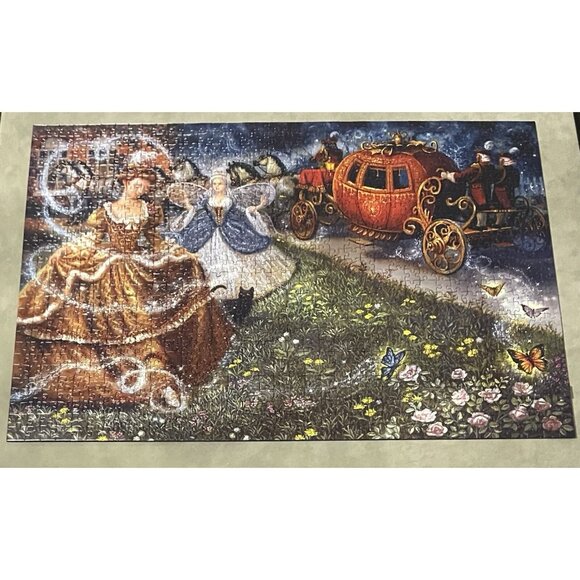 2x RAVENSBURGER Jigsaw PUZZLES 500pc Parisian Sunset; 1000pc Cinderella COMPLETE - Picture 2 of 6